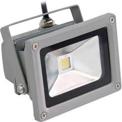Прожектор квадратный, 1LED/10W-теплый белый 4000K 230V серый (IP65) 115*186*82мм LL-122