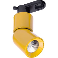 Светодиодный светильник Feron AL114 трековый на шинопровод 10W дневной свет (4000К) 35 градусов жёлтый