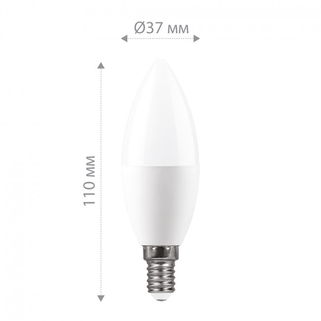 Лампа светодиодная диммируемая Feron LB-771 Свеча E14 11W 230V 2700K, артикул FERON 51055 Лампа светодиодная диммируемая Feron LB-771 Свеча E14 11W 230V 2700K, артикул FERON 51055
