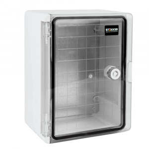 Корпус пластиковый ЩМПп STEKKER EBX60-6/04-65 IP65 c прозрачной дверью (280*210*130) пластик, серия ArcaWP65+