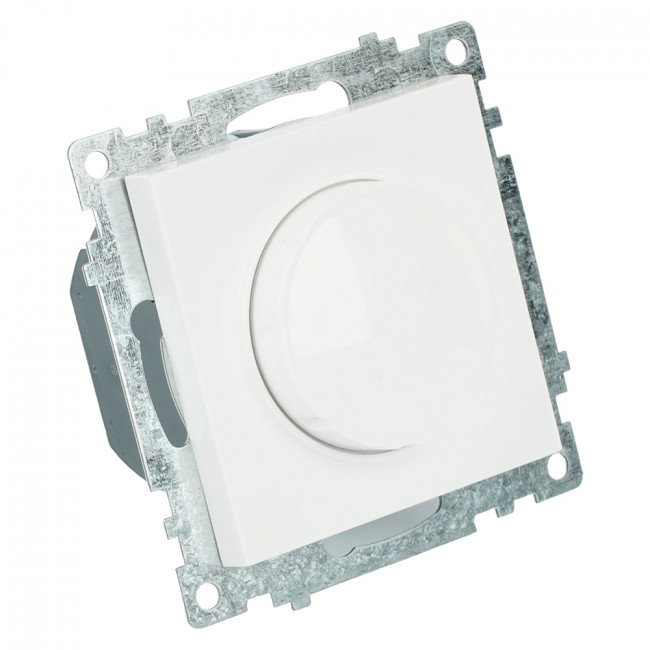 Выключатель диммирующий TRIAC(механизм), STEKKER GLS10-7106-01, 250V, 500W, серия Катрин, белый, артикул STEKKER 39307 Выключатель диммирующий TRIAC(механизм), STEKKER GLS10-7106-01, 250V, 500W, серия Катрин, белый, артикул STEKKER 39307
