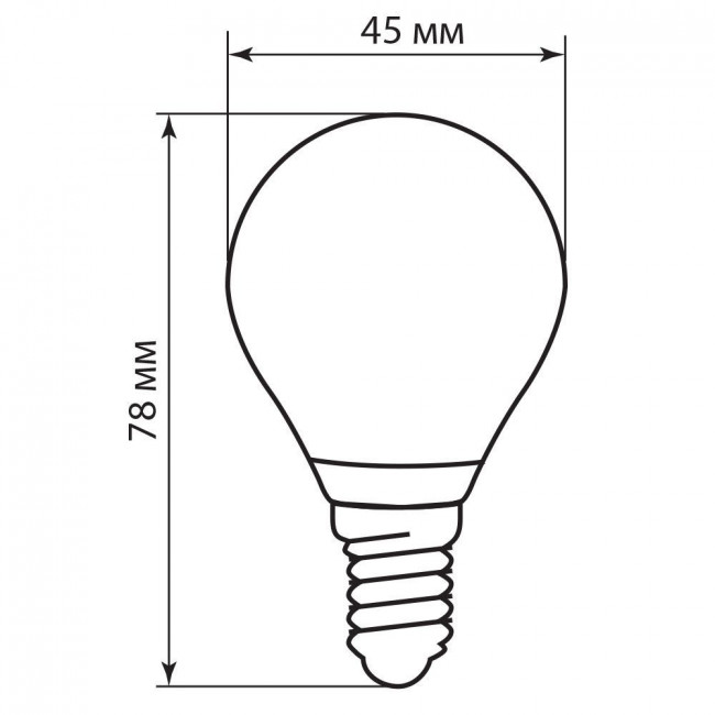 Лампа светодиодная Feron LB-61 Шарик E14 5W 230V 4000K, артикул FERON 25579 Лампа светодиодная Feron LB-61 Шарик E14 5W 230V 4000K, артикул FERON 25579