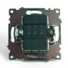 Переключатель 1-клавишный (механизм) STEKKER GLS10-7107-04 250V 10А серия Катрин, шоколад 49170 
